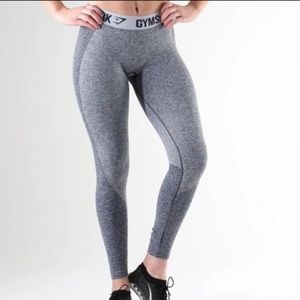 Gymshark Blue Marl/ Light Grey Flex Leggings